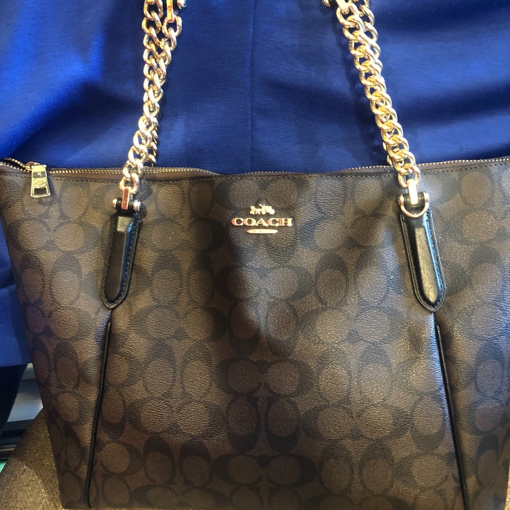 Coach Chainlink Handle Purse